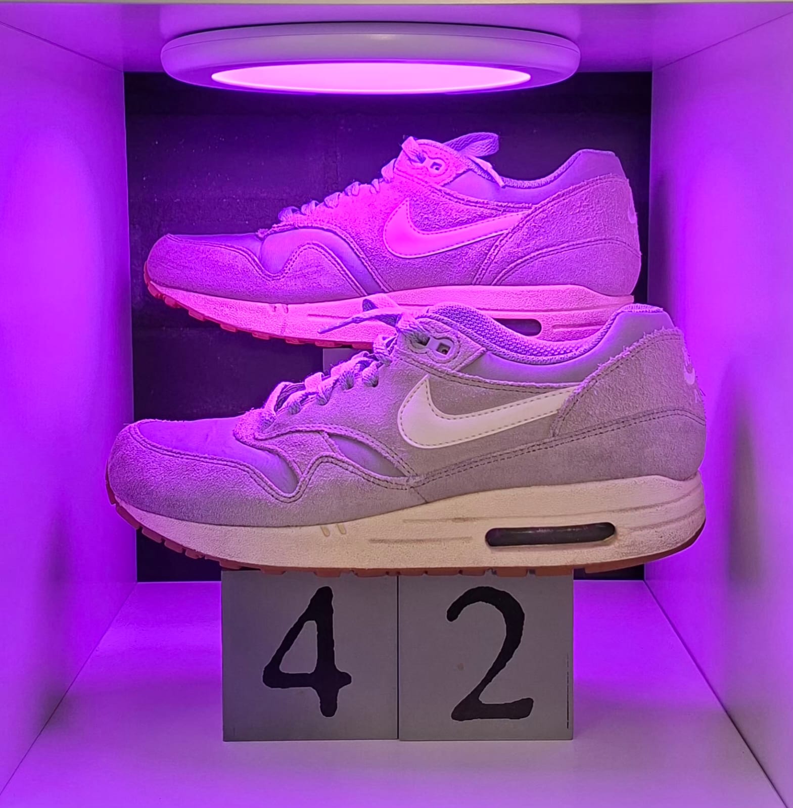 Nike Air Max 1 Matt Silver - Maat 40 - 25 CM - Totaalprijs : 42,00€