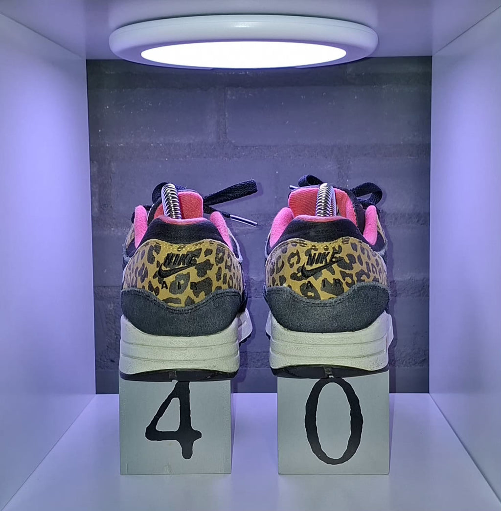 Nike Air Max 1 Leopard Black - Maat 36,5 - 23 CM -Totaalprijs : 40,00€